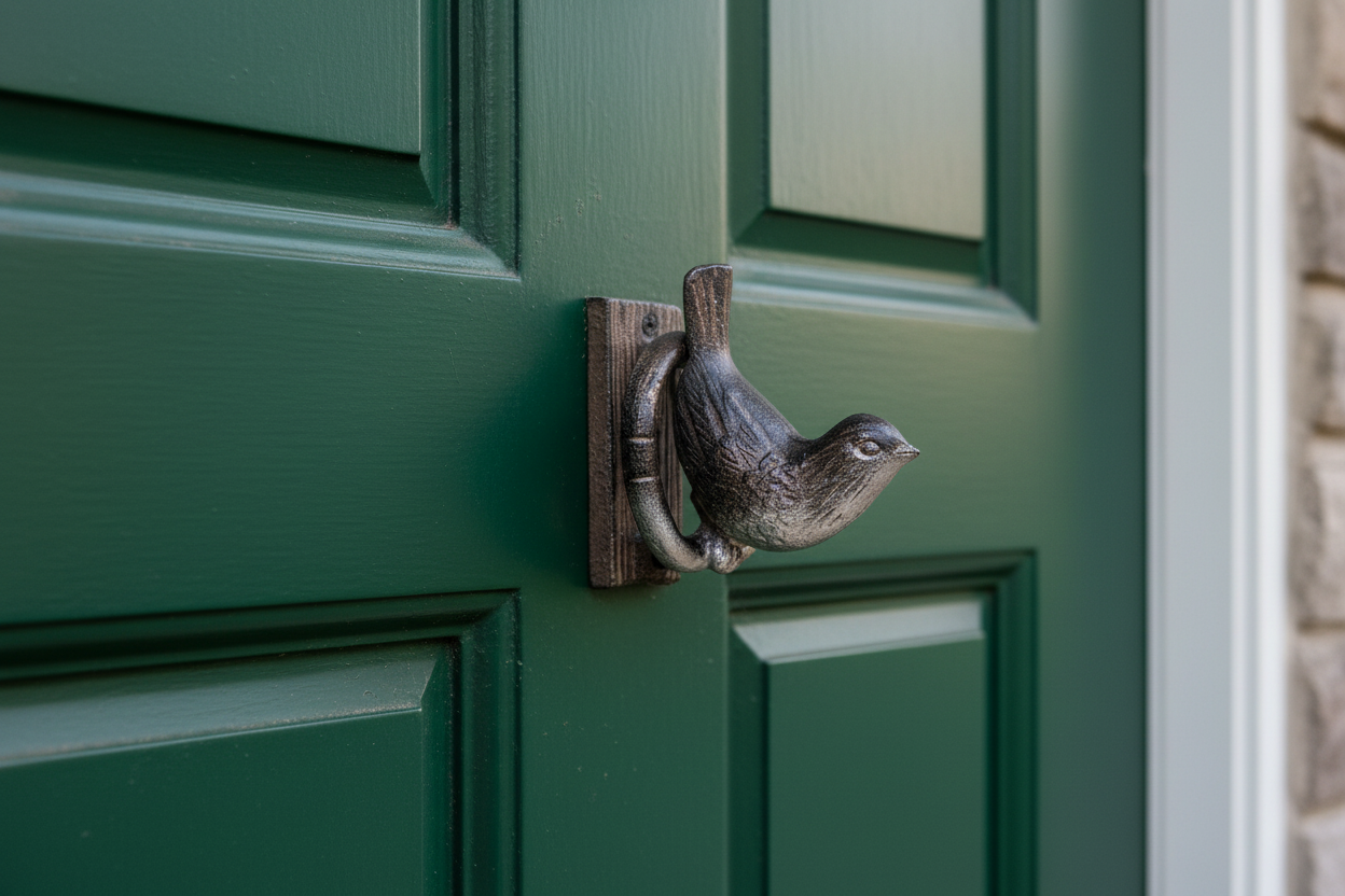 Door Knocker Bird Cast Iron