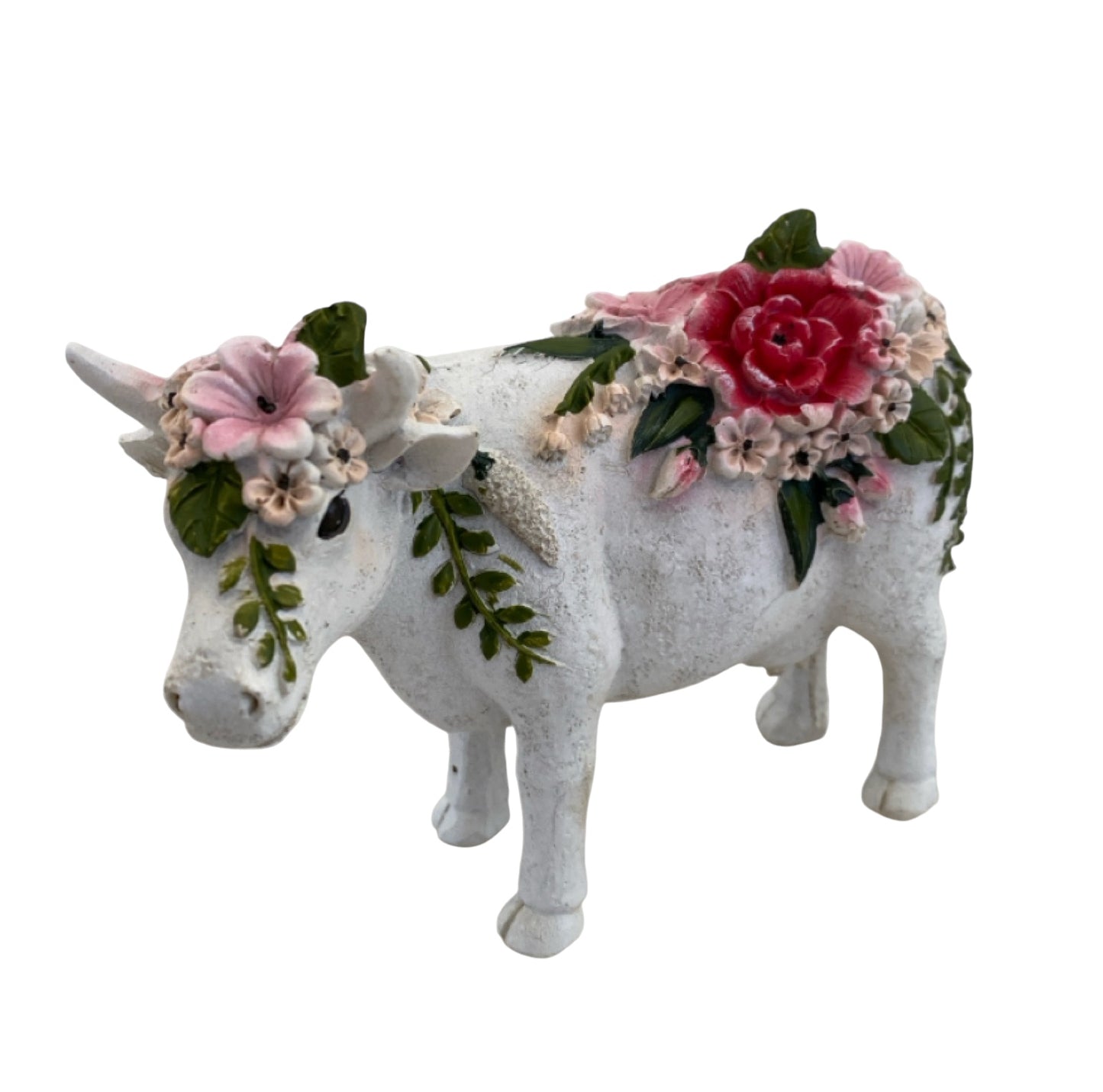 Cow Floral Bohemian Ornament