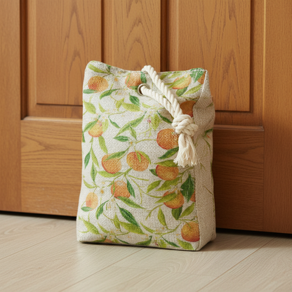 Citrus Blossom Door Stop 10cm x 39cm | Hamptons Floral Home Decor