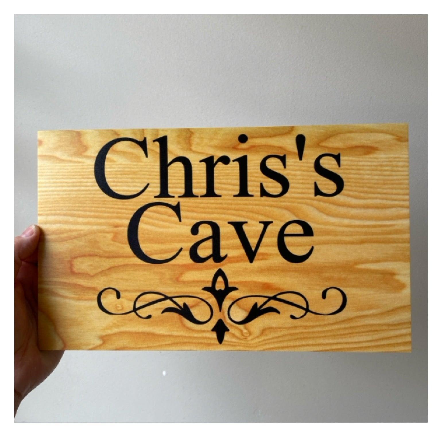 Timber Style Your Text Custom Wording Sign - The Renmy Store Homewares & Gifts 