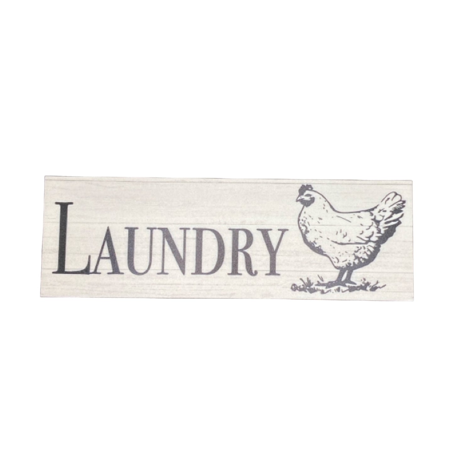 Chicken Toilet Laundry Bathroom Sign - The Renmy Store Homewares & Gifts 