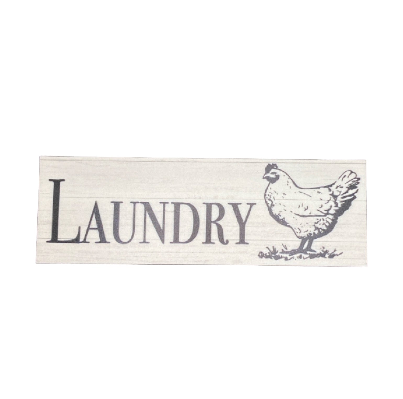 Chicken Toilet Laundry Bathroom Sign - The Renmy Store Homewares & Gifts 