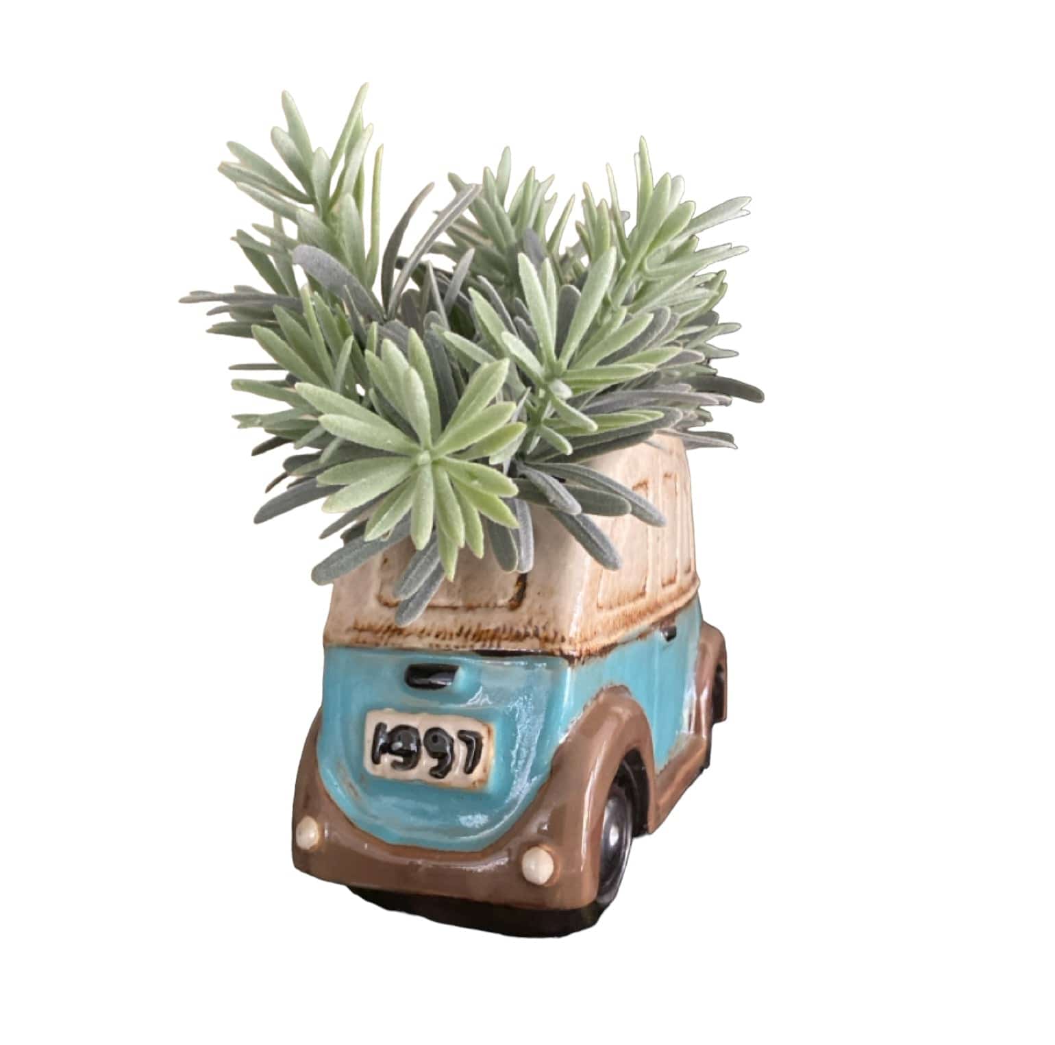 Beetle VW Funky Pot Plant Planter Blue - The Renmy Store Homewares & Gifts 