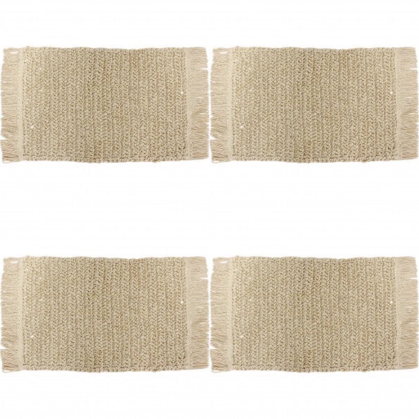 Placemat Set of 4 Natural Square - The Renmy Store Homewares & Gifts 