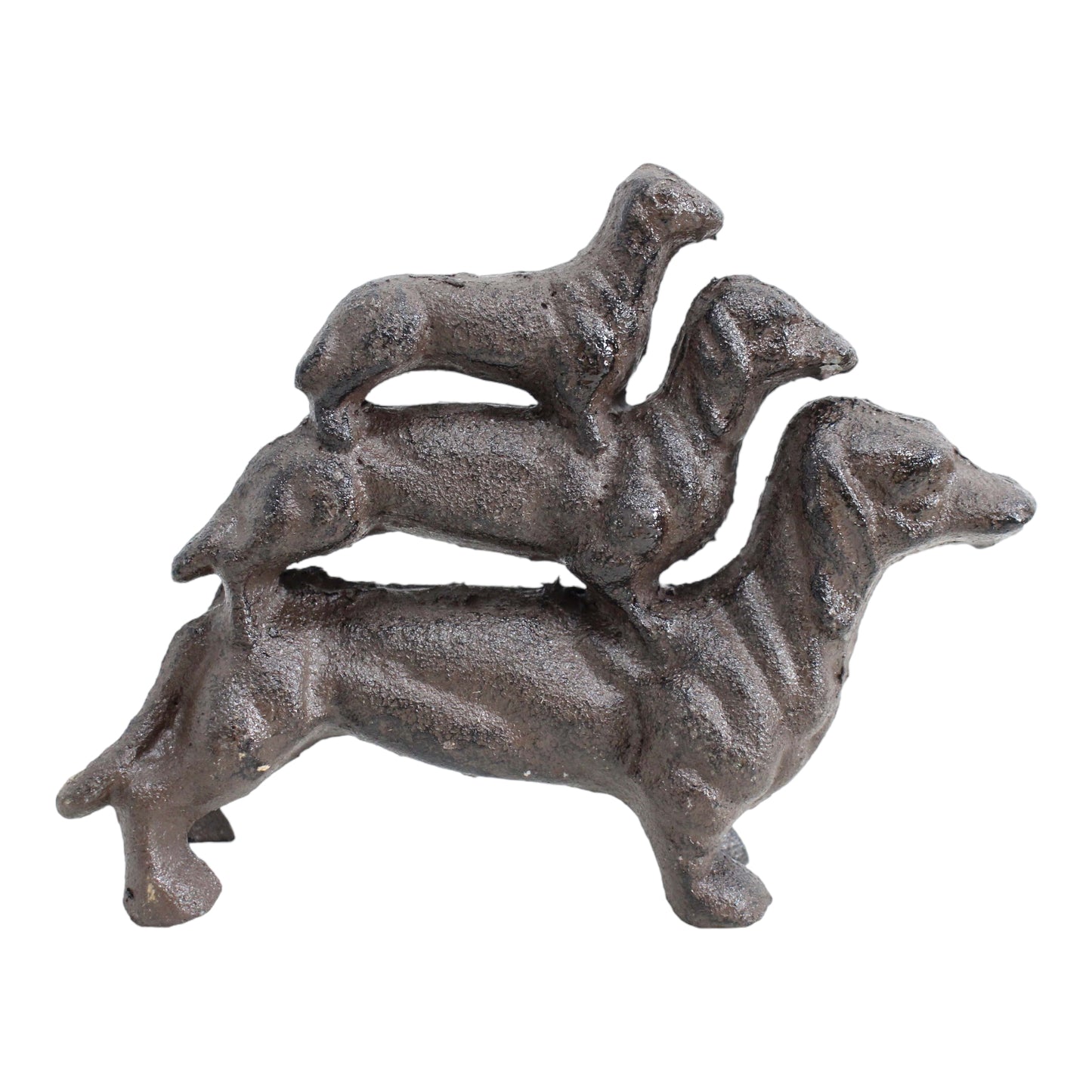 Dog Cast Iron Dachshund Ornament