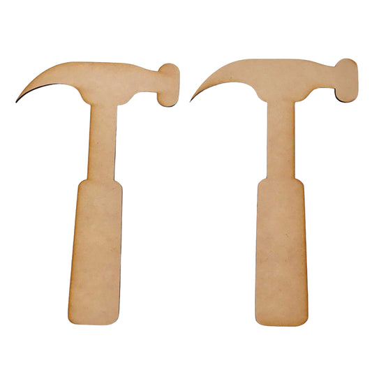 Hammers Set of 2 MDF DIY Raw Cut Out Art Craft Decor - The Renmy Store Homewares & Gifts 