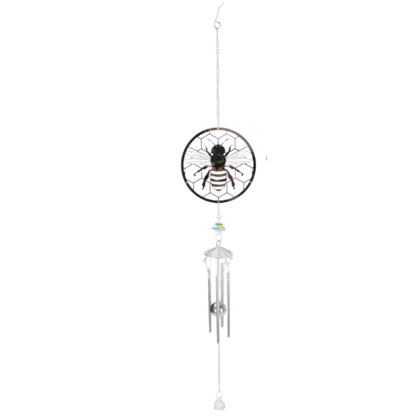 Bee Chime Keyring Garden Ornament Keyring Sign Gift