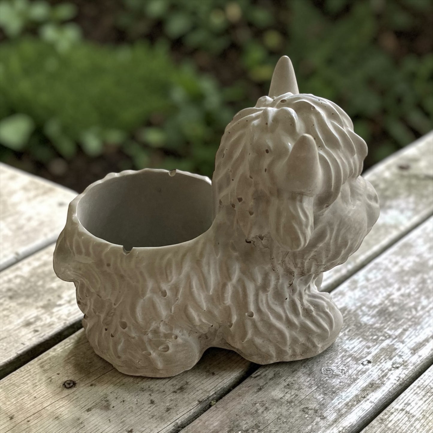 Highland Cow Planter Pot & Candle Holder | Handmade Concrete Farmhouse Aussie Made