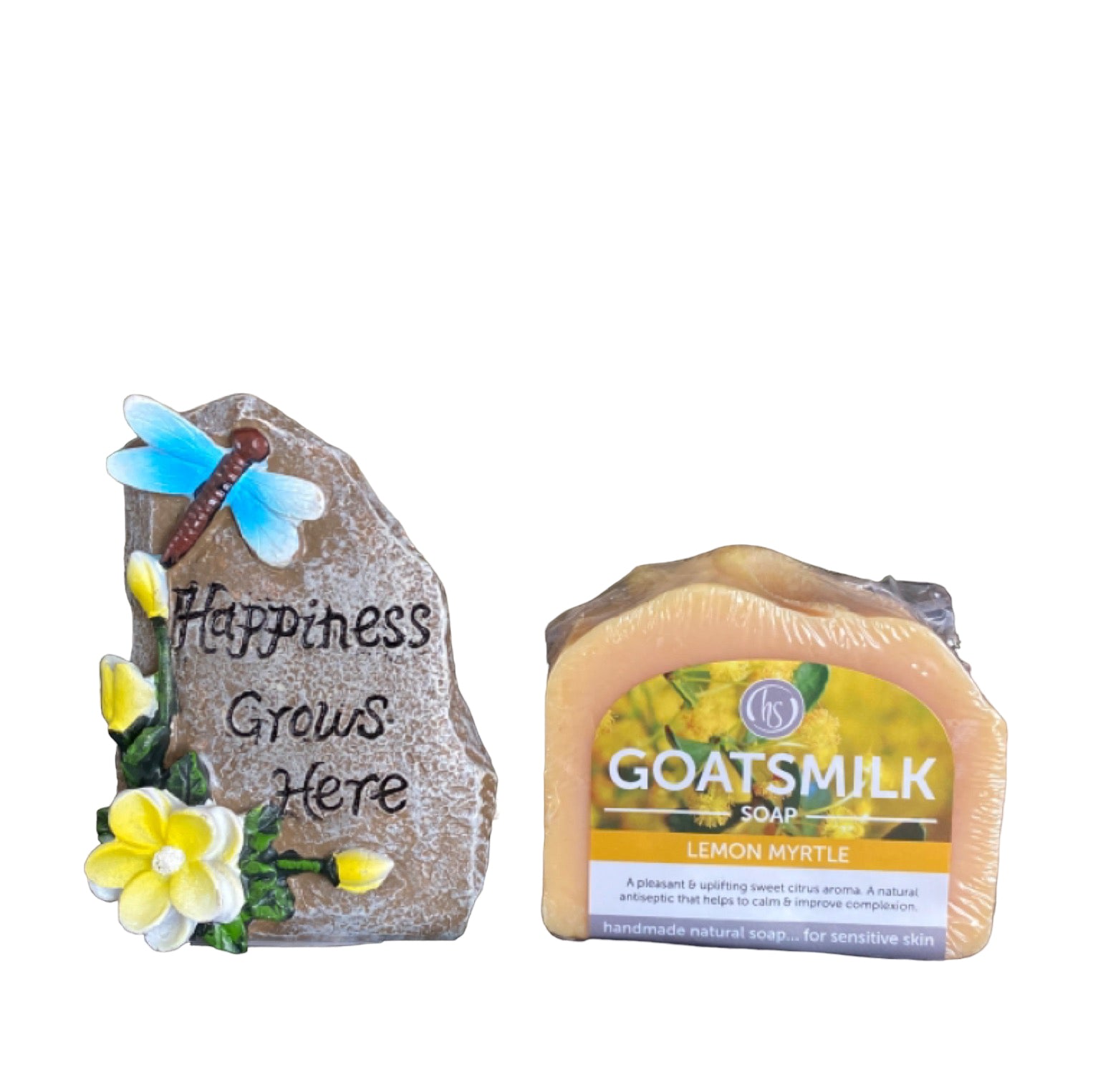 Garden Happiness Gardener Stone Goatmilk Soap Gift - The Renmy Store Homewares & Gifts 