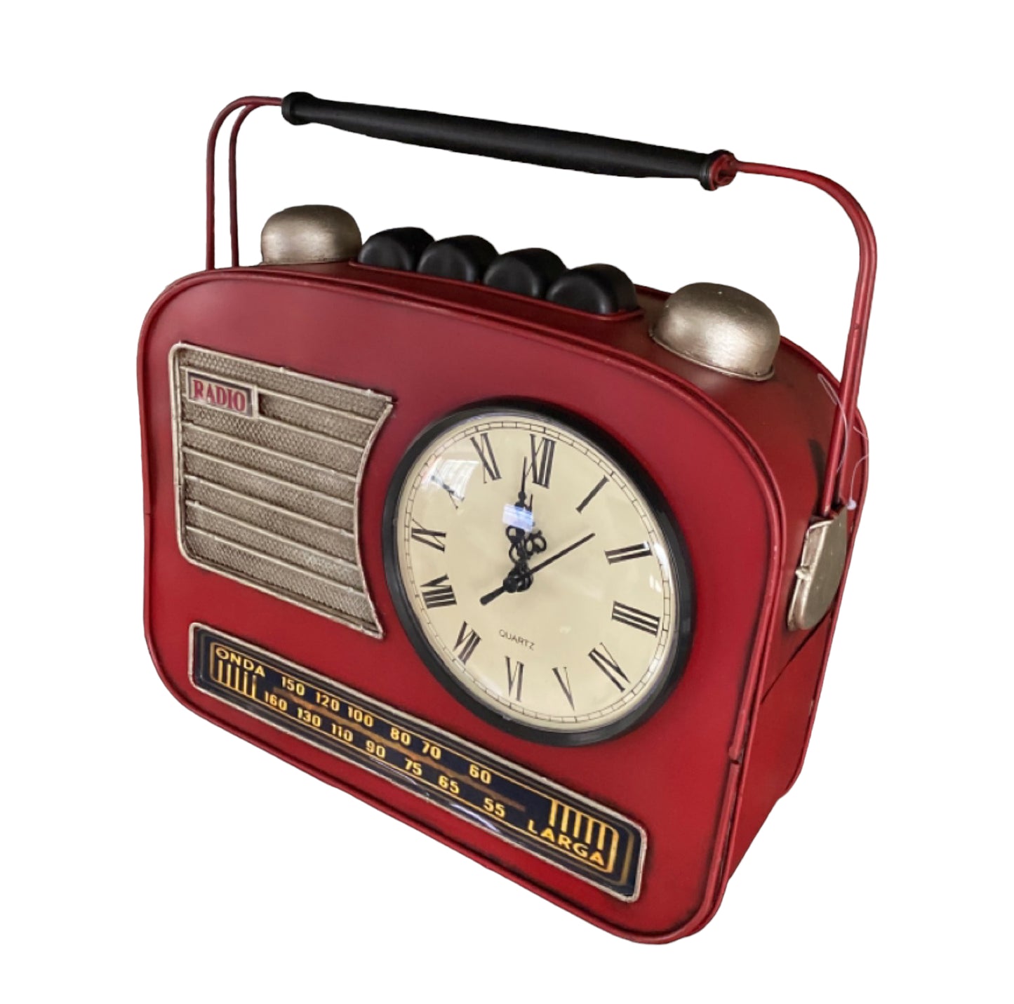 Clock Money Box Retro Radio