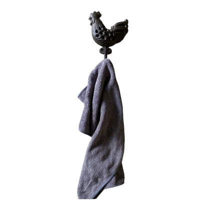 Rooster Chicken Hook Rustic Cast Iron - The Renmy Store Homewares & Gifts 