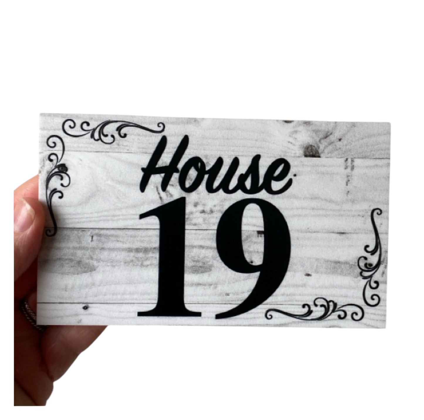 Personalised Street Number Address House Vintage Sign