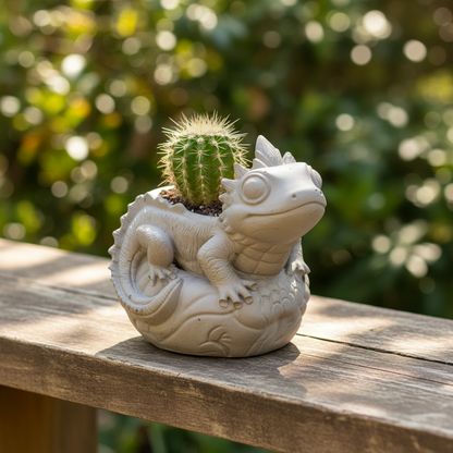 Lizard Planter Pot | Handmade Concrete Succulent Planter | Aussie Made
