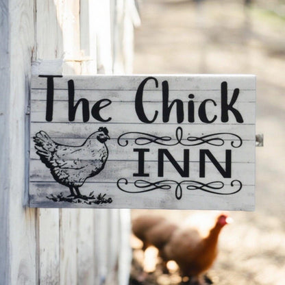 The Chick Inn Rustic Chicken Coop Sign - The Renmy Store Homewares & Gifts 