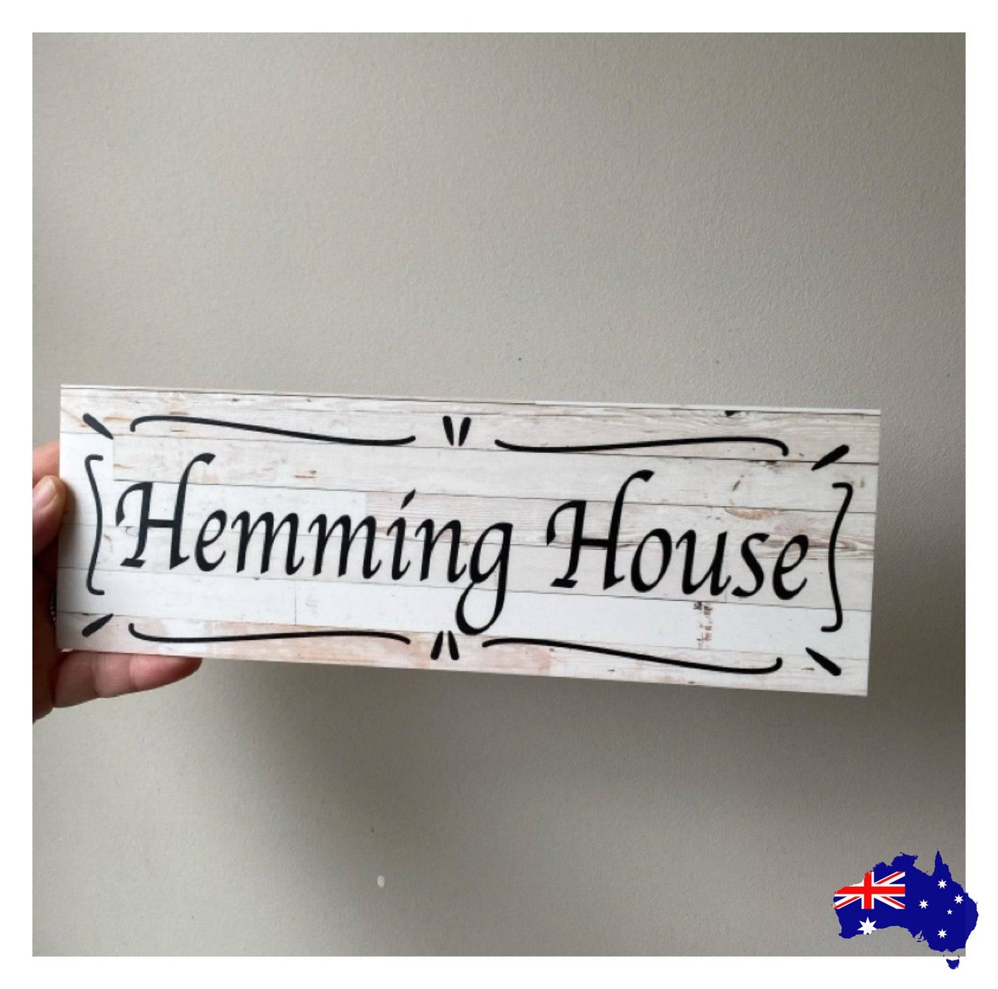 Cottage Custom Personalised Rustic Chic Sign - The Renmy Store Homewares & Gifts 