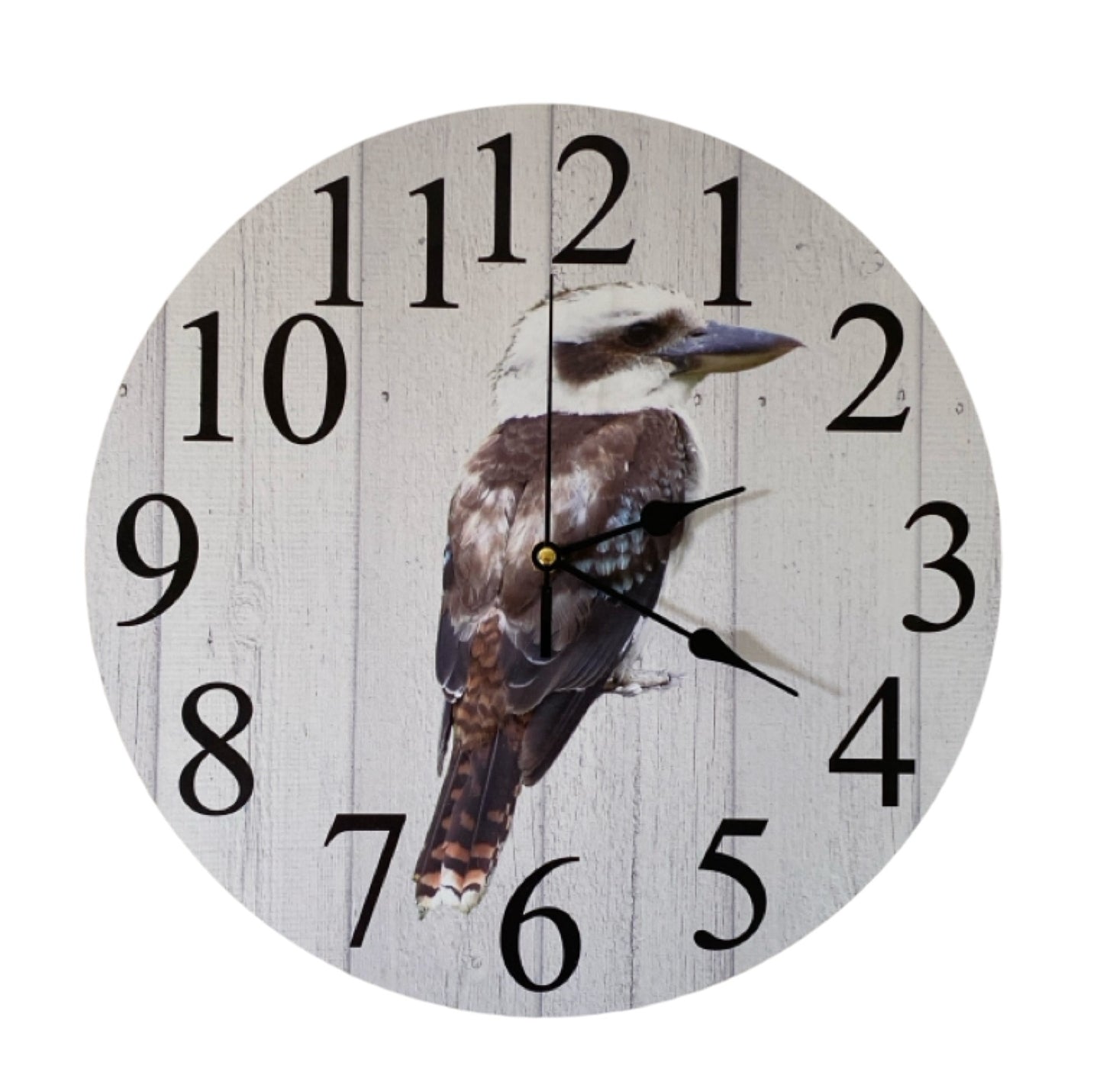 Clock Wall Kookaburra Bird Mate Aussie Made