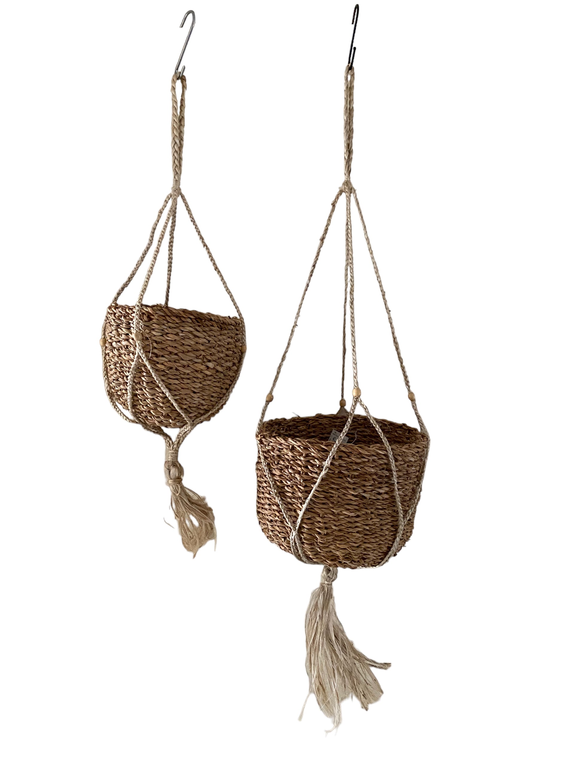 Pot Planter Plant Basket Set of 2 Hanging - The Renmy Store Homewares & Gifts 