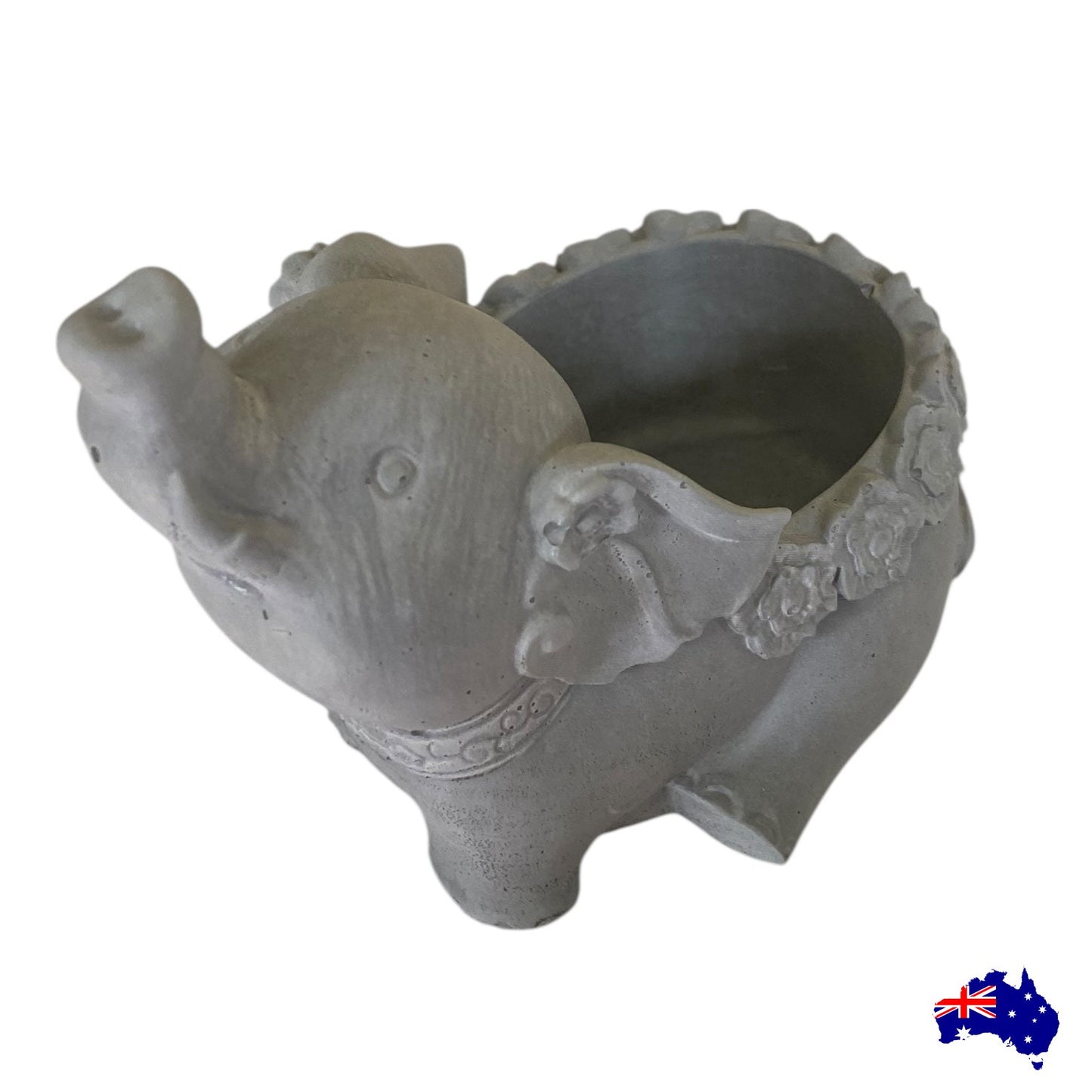 Planter Pot Elephant Aussie Handmade Concrete