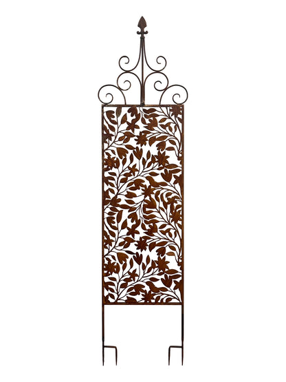 Screen Wall Trellis Stake Plant Support 43x1x168cm - Metal Garden Decor