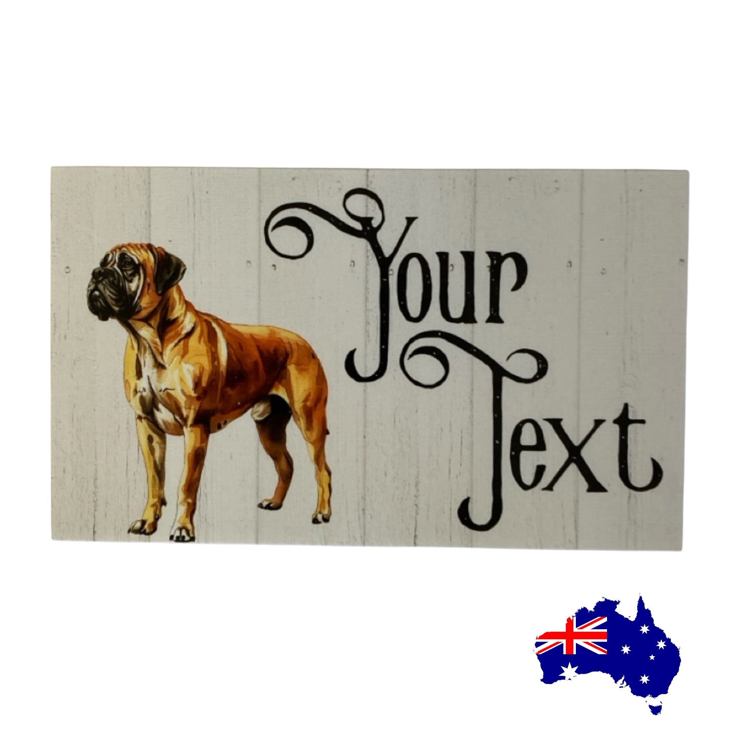 Bull Mastiff Dog Personalised Custom Sign