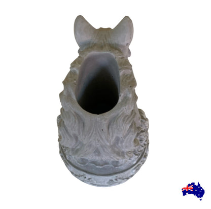 Planter Pot Horse Head Aussie Handmade Concrete