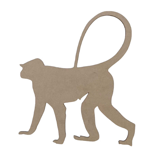 Monkey Raw MDF Wooden DIY Craft - The Renmy Store Homewares & Gifts 