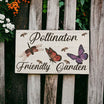 Pollination Friendly Garden Bee Butterfly Dragonfly Sign | The Renmy S ...