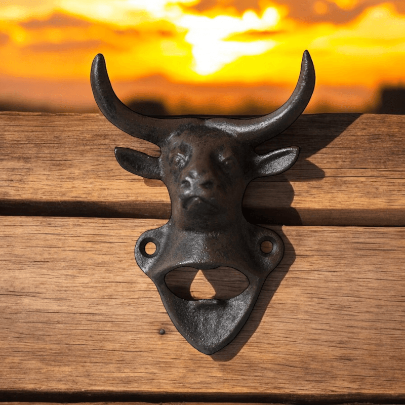 Bottle Opener Wall Mounted Iron Cow Owl Deer Lion - The Renmy Store Homewares & Gifts 