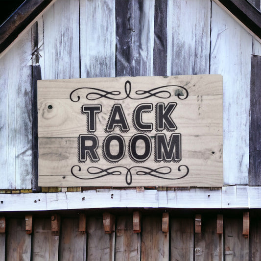 Tack Room Horse Stable Sign - The Renmy Store Homewares & Gifts 