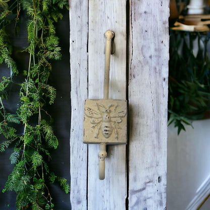 Bee Hook White Cast Iron - The Renmy Store Homewares & Gifts 