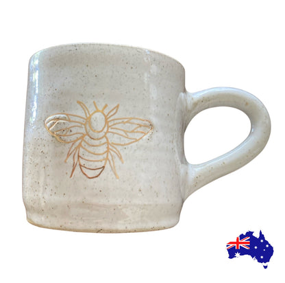 Mug Cup Bee Pottery Ceramic Aussie Made