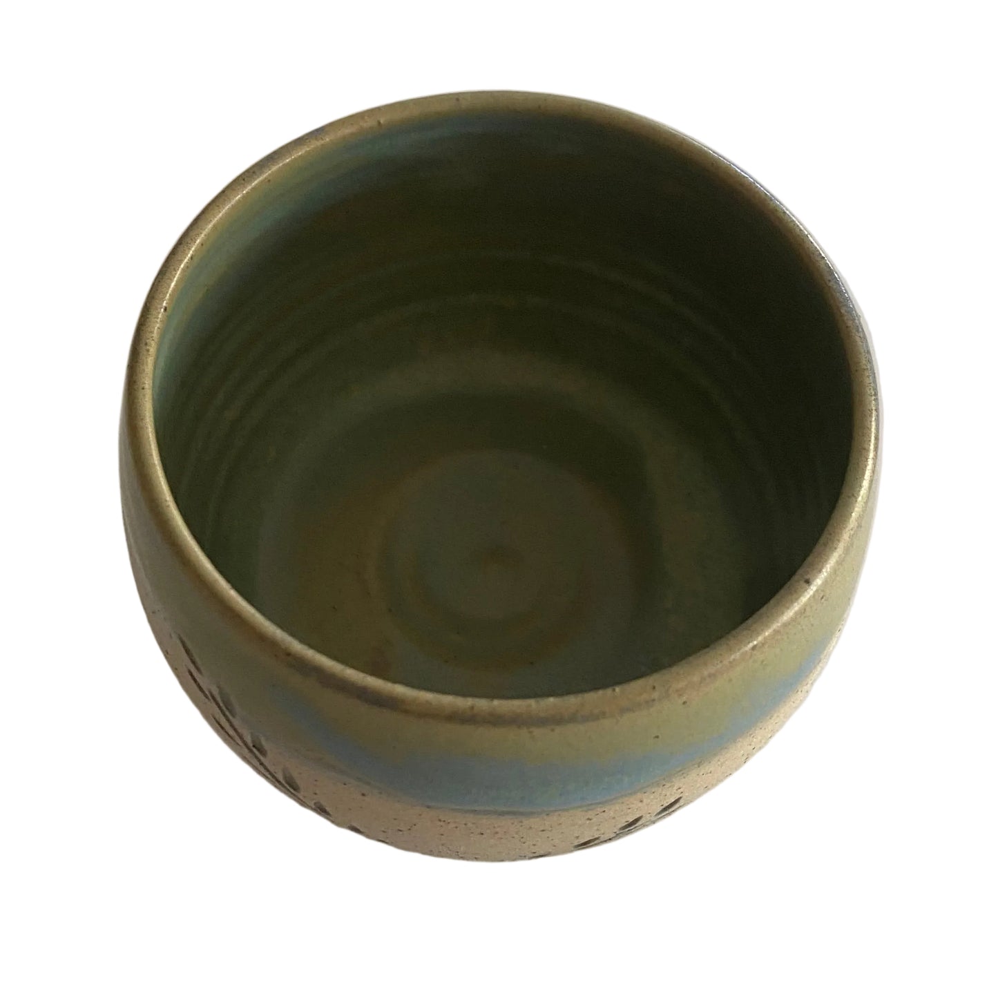 Handmade Green Blue Wheat Ceramic Mug Cup | Aussie Made Wolf and Clay Gift