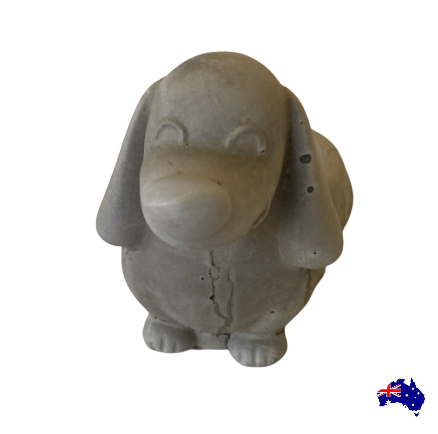 Concrete Dog Hound Planter Pot | Handmade Australian Succulent Pot