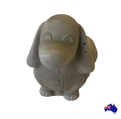 Concrete Dog Hound Planter Pot | Handmade Australian Succulent Pot