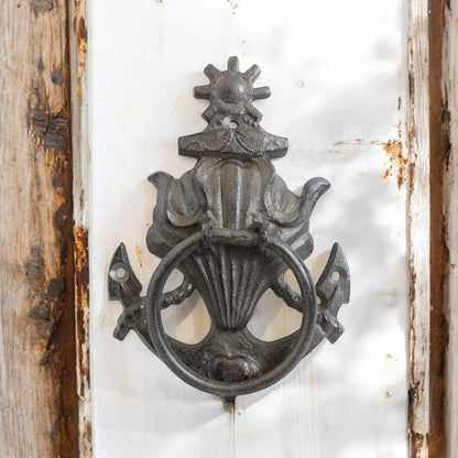 Door Knocker Shell Anchor Nautical Cast Iron