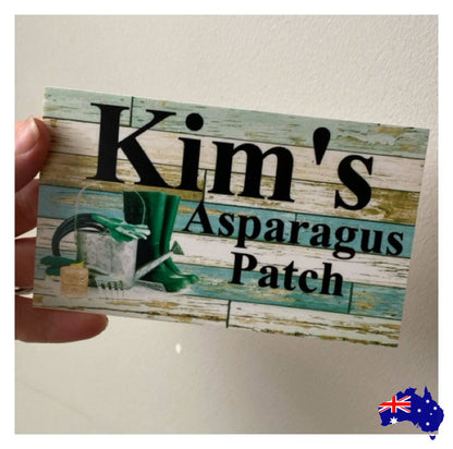 Garden Gardening Gardener Custom Personalised Sign - The Renmy Store Homewares & Gifts 