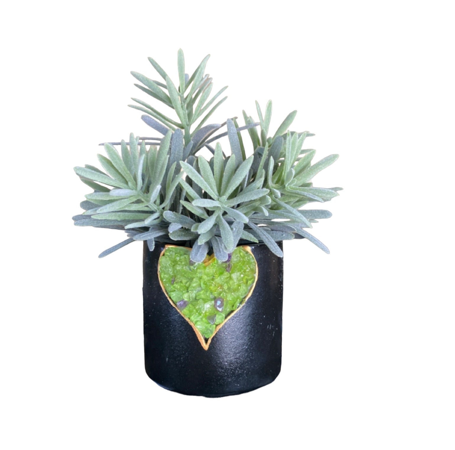 Heart Crystal Plant Pot Planter Garden - The Renmy Store Homewares & Gifts 