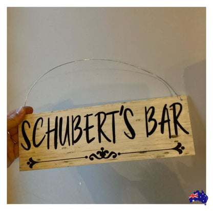 Bar Custom Personalised Vintage Sign - The Renmy Store Homewares & Gifts 