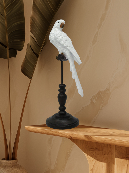 Parrot Bird On Stand Ornament