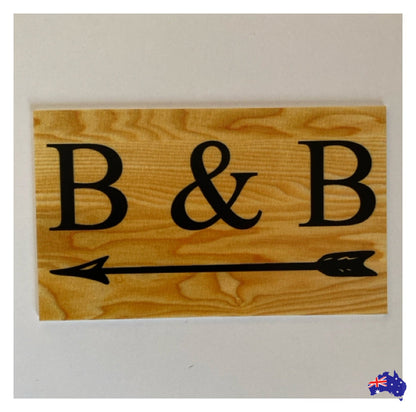 Custom Personalised Arrow Vintage Sign - The Renmy Store Homewares & Gifts 