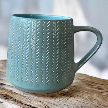 Mug Cup Tea Coffee Aqua Blues