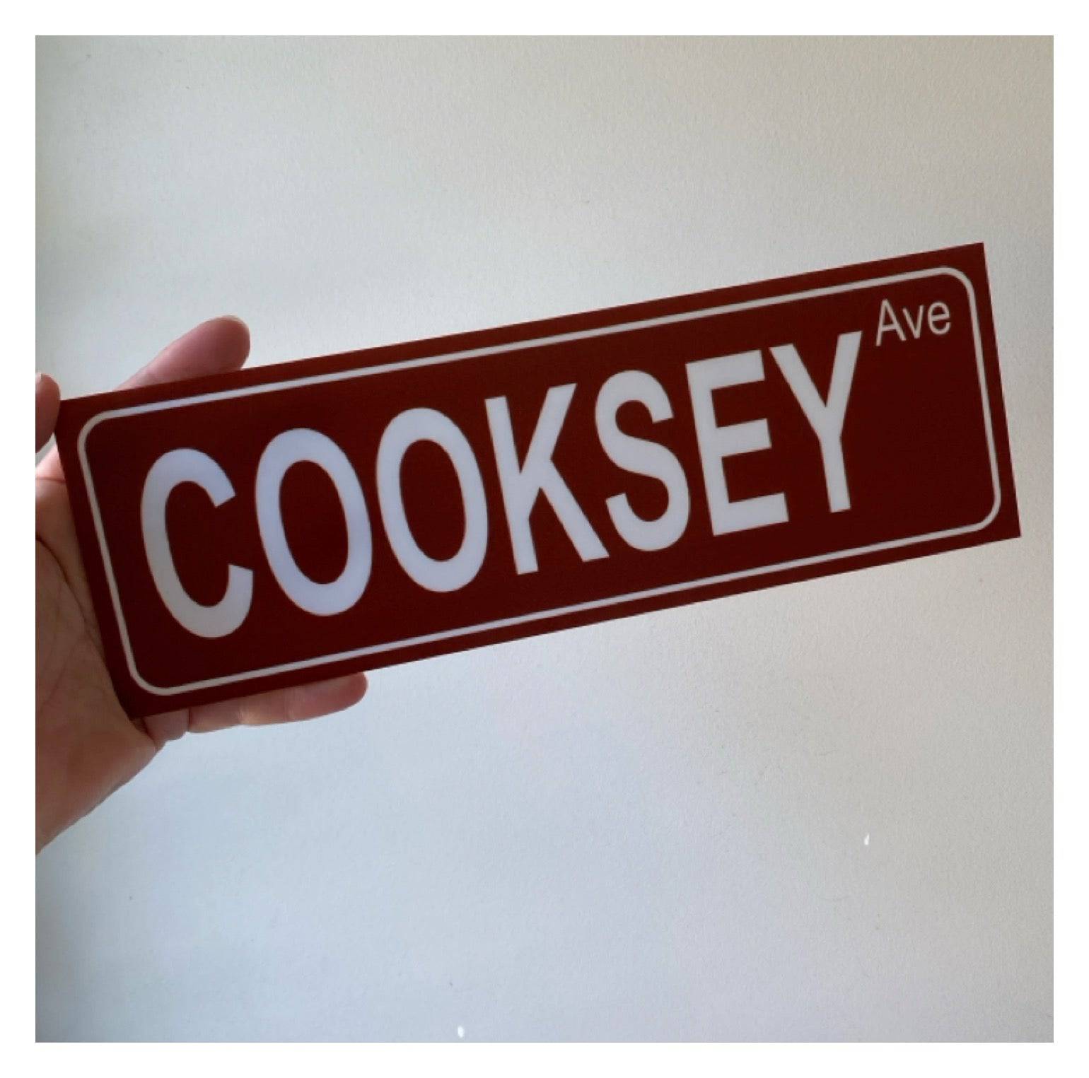 Street Custom Personalised Sign - The Renmy Store Homewares & Gifts 