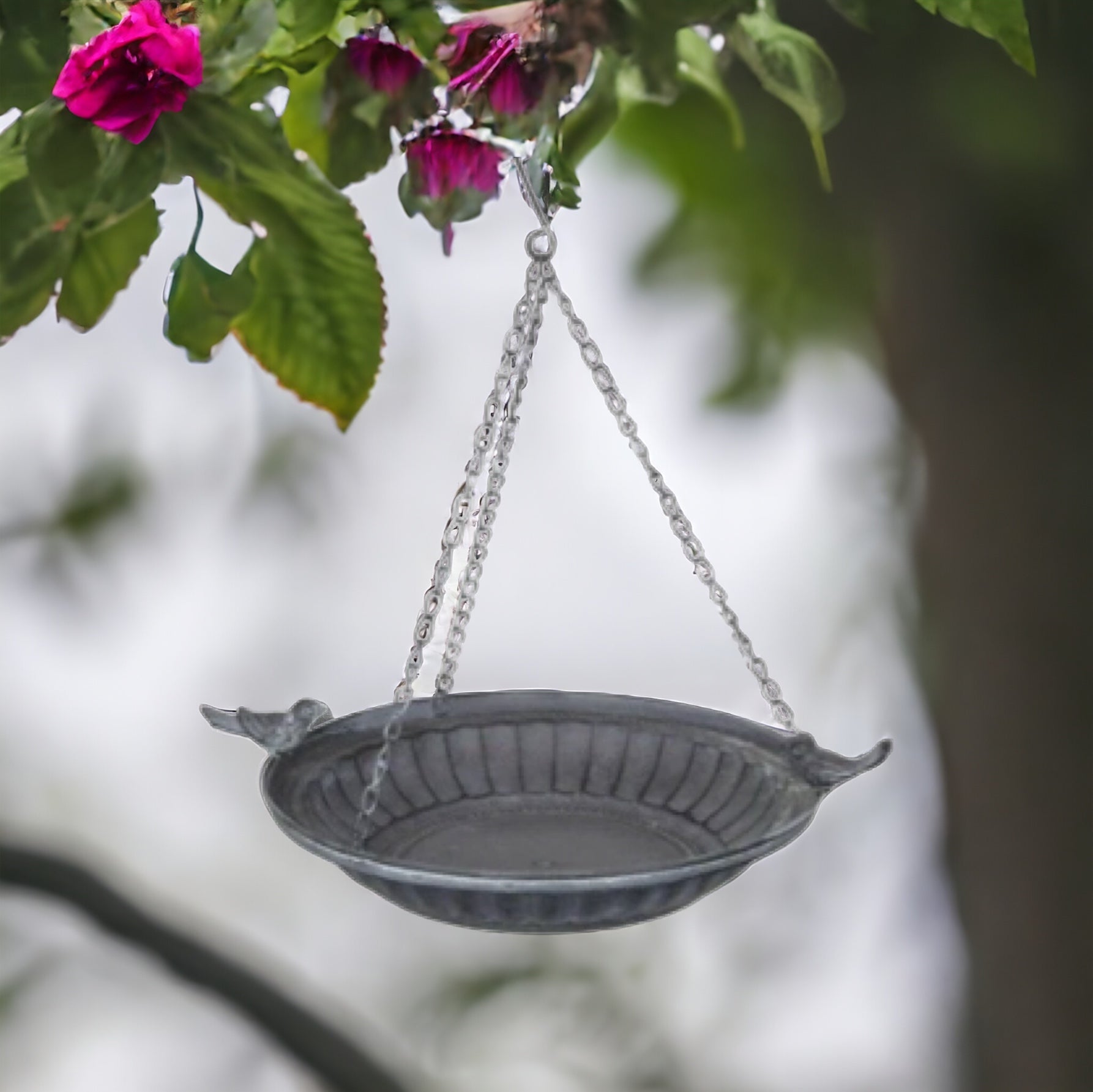 Bird Feeder Hanging Rustic Grey Cottage - The Renmy Store Homewares & Gifts 