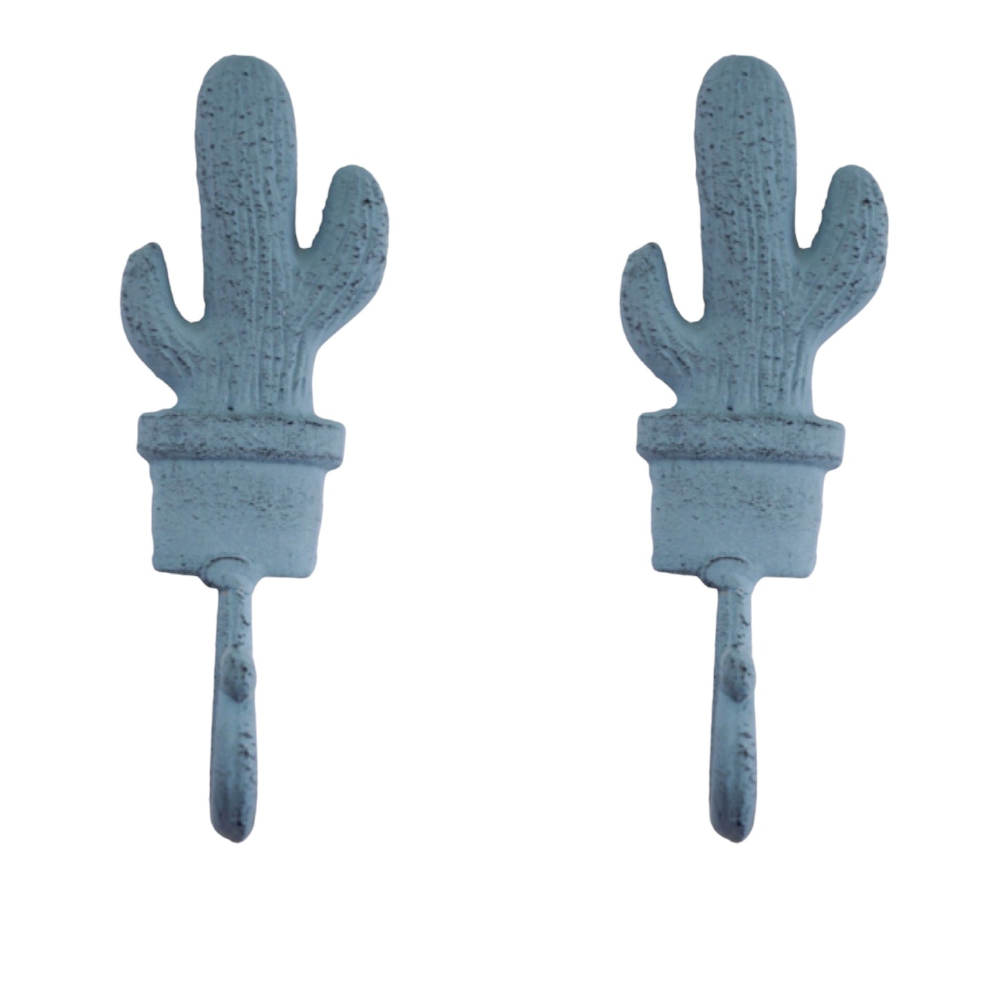Hook Cactus Blue Set of 2