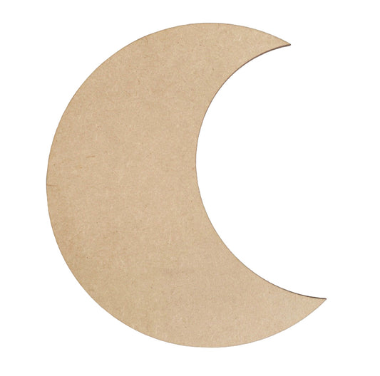 Moon Crescent MDF Shape DIY Raw Cut Out Art Craft Décor - The Renmy Store Homewares & Gifts 