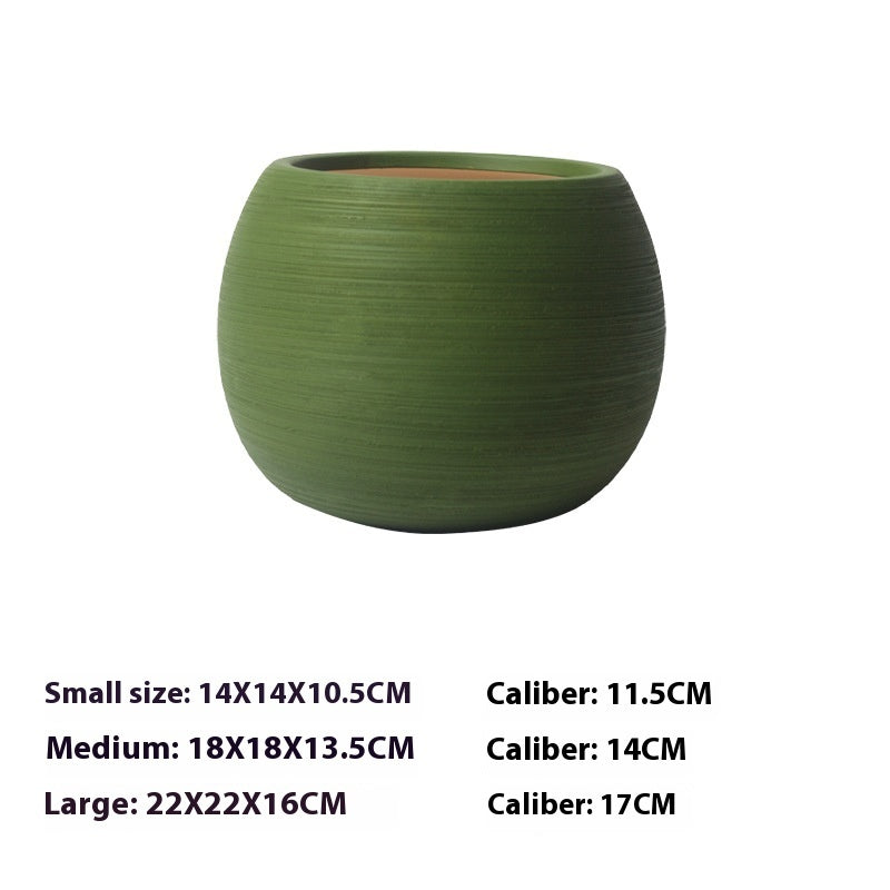 Planter Pot Garden Natural Earth Ceramic
