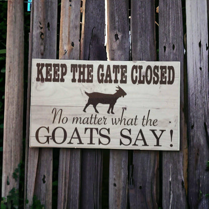 Goat Lover Socks Keyring and Warning Goat Sign Gift Set - The Renmy Store Homewares & Gifts 