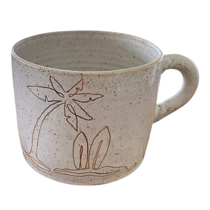 Mug Cup Surfboard Surfer Pottery Ceramic Aussie Made