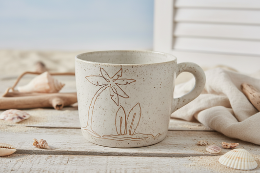 Mug Cup Surfboard Surfer Pottery Ceramic Aussie Made