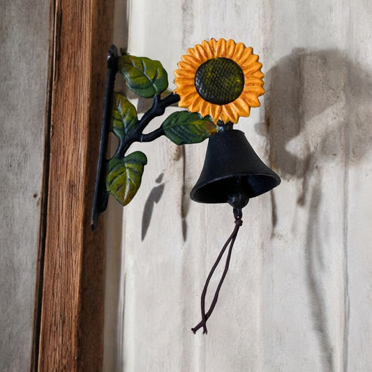 Door Bell Sunflower Vintage Cottage